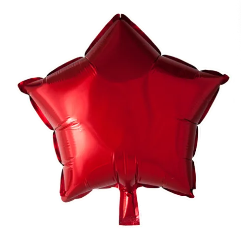 Folie ballon Stjerne RØD 46 cm