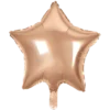 Folie ballon Stjerne ROSEGOLD 46 cm