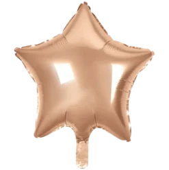 Folie ballon Stjerne ROSEGOLD 46 cm