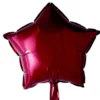 Folie ballon Stjerne VINRØD 46 cm