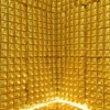 Folieballon væg Guld 72x143 cm