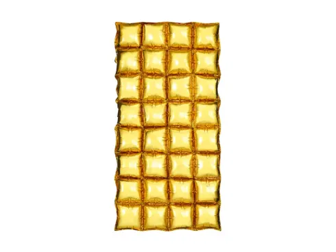 Folieballon væg Guld 72x143 cm