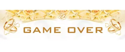GAME OVER skilt