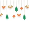 Gavemærker til jul - winter forest- 12 stk.