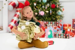 Gaveposer i Guld -Merry Christmas