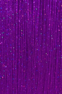 Glitter Hårextensions Lilla – 3 stk