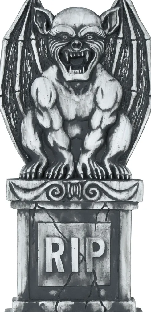 Gravsten med Gargoyle