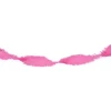 Guirlande crepe ROSA, 6 mtr