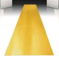 Guld tæppe - 450 x 60 cm