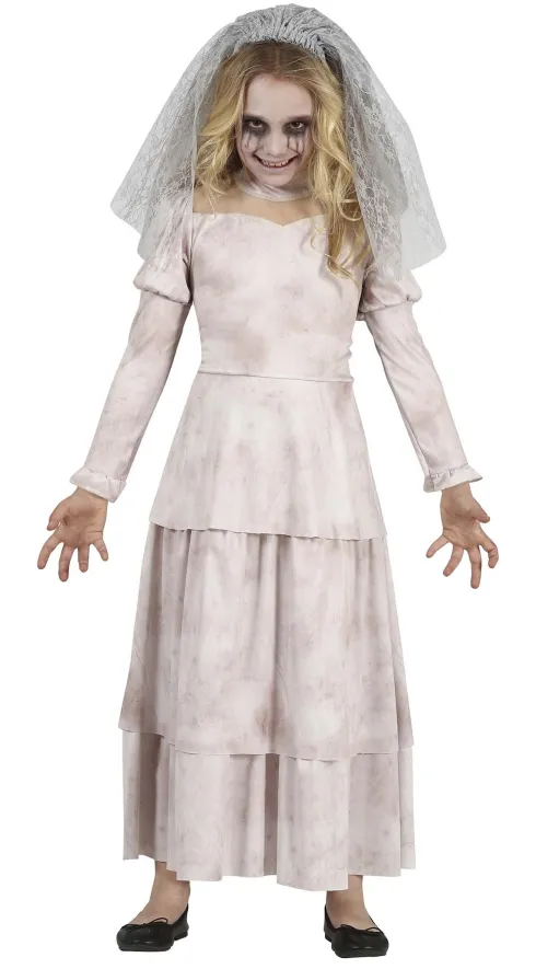 Halloween brud - Ghost - til piger