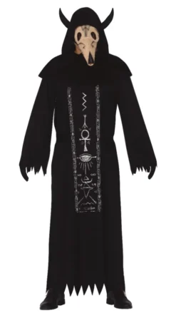 Halloween Satanisk mande kostume med maske