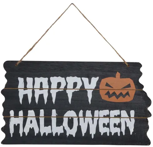 Halloween skilt - Happy Halloween