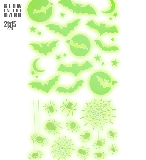 Halloween Stickers Glow in the dark