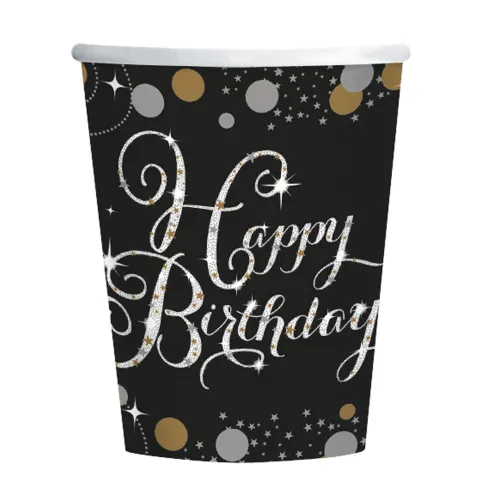 Happy Birthday papkrus - Sparkling gold