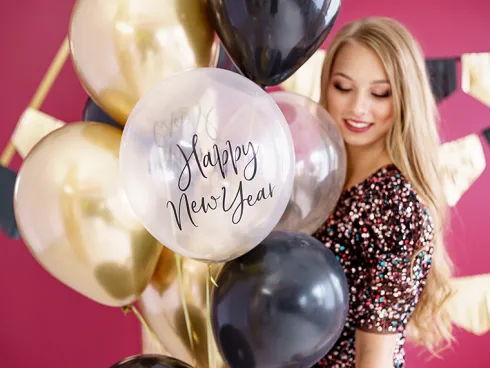 Happy New Year balloner