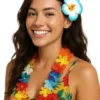 Hawaii blomst hårclips 3 stk.