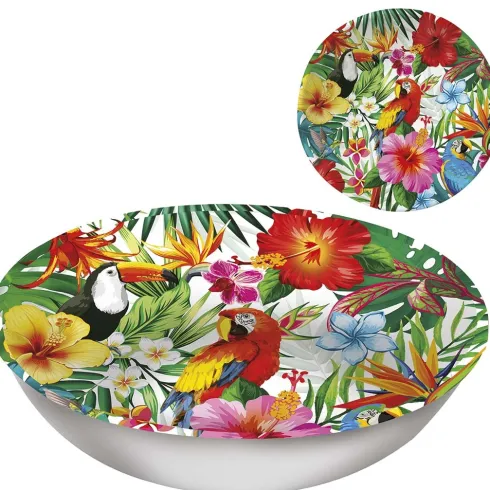 Hawaii skål med hibiscus