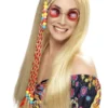 Hippie Paryk kvinde BLOND med perler