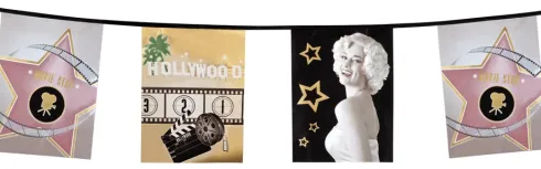 Hollywood flagbanner 6 meter