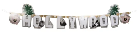 Hollywood kartonbanner