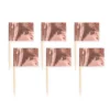Kageflag i rosegold