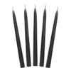 Kertelys 24 cm i mat sort