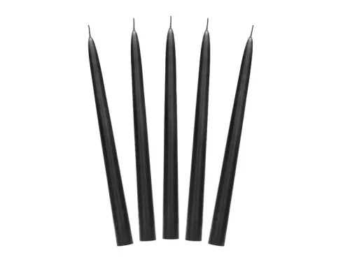 Kertelys 24 cm i mat sort