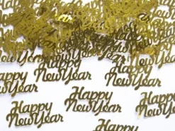 Konfetti Happy NewYear GULD