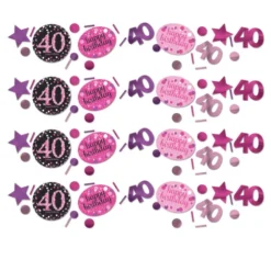 Konfetti 40 Sparkling pink