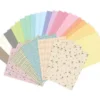 Kulørt Krea-papir Pastel i mappe