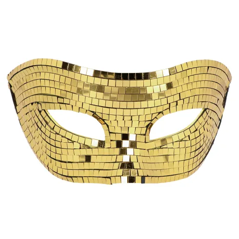 Maske Disco guld