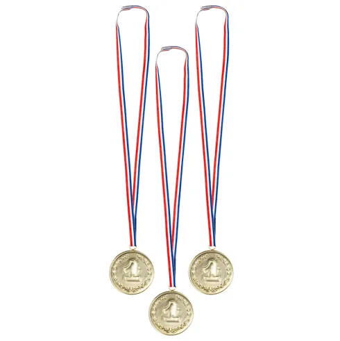 Medaljer 1 plads 3 stk