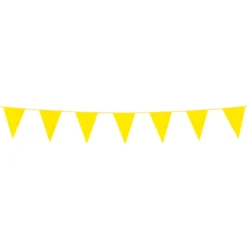 Mini Flagbanner i Gul 3m
