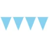 Mini Flagbanner i lyseblå