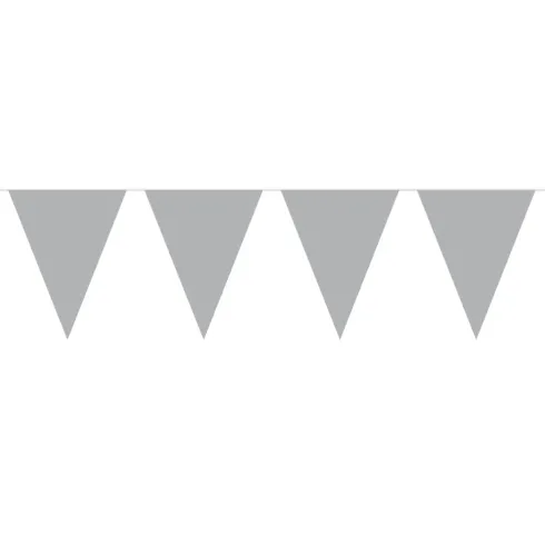 Mini Flagbanner i sølv