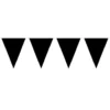 Mini Flagbanner i sort