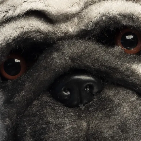Mopdog Hunde maske - halvmaske