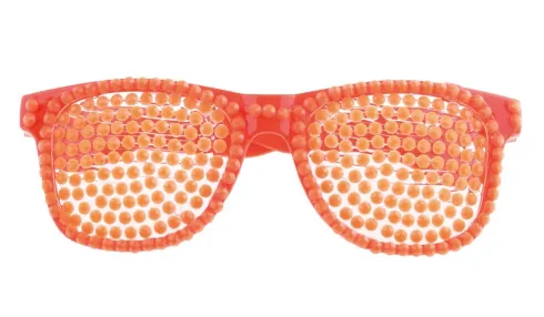 Neon Perlebrille ORANGE