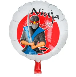Ninja folie ballon Ø 45cm