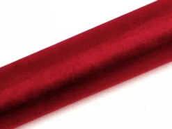 Organza 0,36 x 9 meter i mørk rød