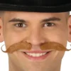 Overskæg bavarian brun