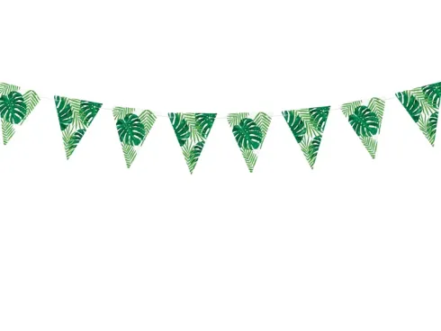 Palme flagbanner DIY i karton