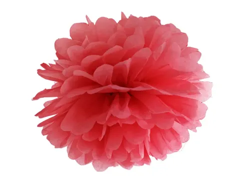 Papir pom pom Rød Ø35