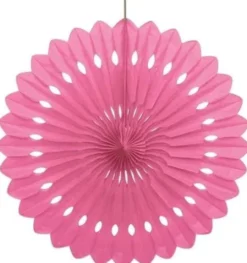 Papirvæv vifte i Pink