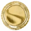 Paptallerken ø 23 cm GULD LUX