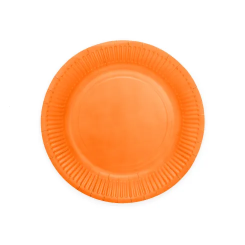 Paptallerken i Orange 23cm