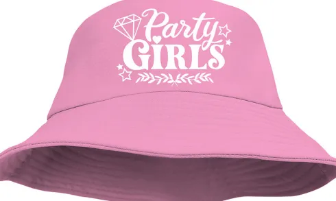 Party Girls Bøllehat i Lyserød