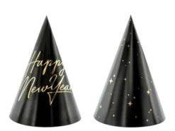 Partyhatte sort til Nytår