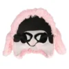 Pink Puddel Plys halvmaske