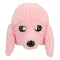 Pink Puddel Plys halvmaske